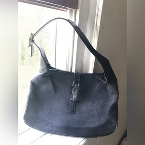 Authentic Vintage Gucci Jackie Shoulder Bag Black Tom Ford